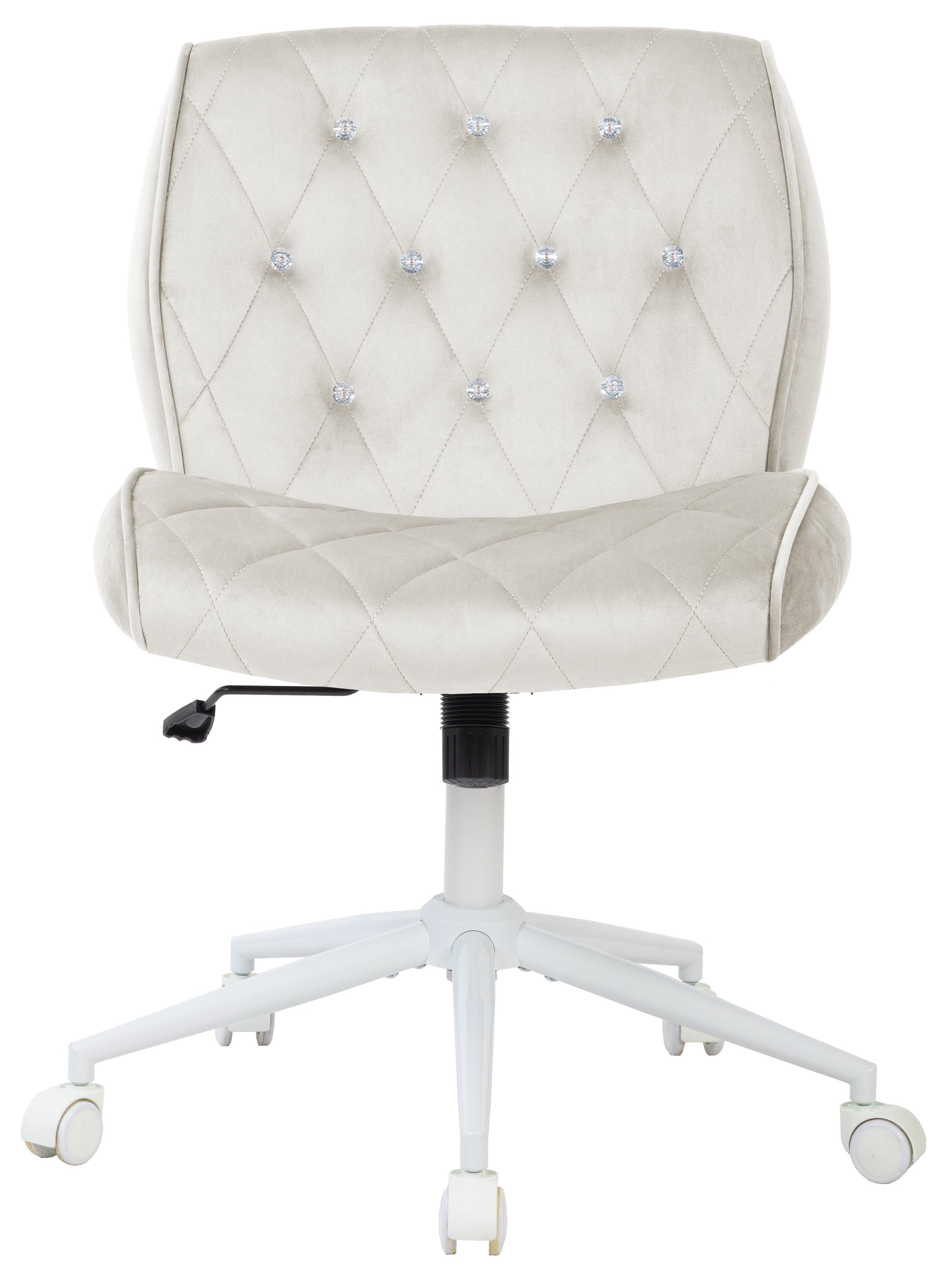 SYMINO Adjustable Makeup Vanity Chair – Suede-Feel Comfort, Ergonomic Design & Multiple Sizes for a Perfect Fit