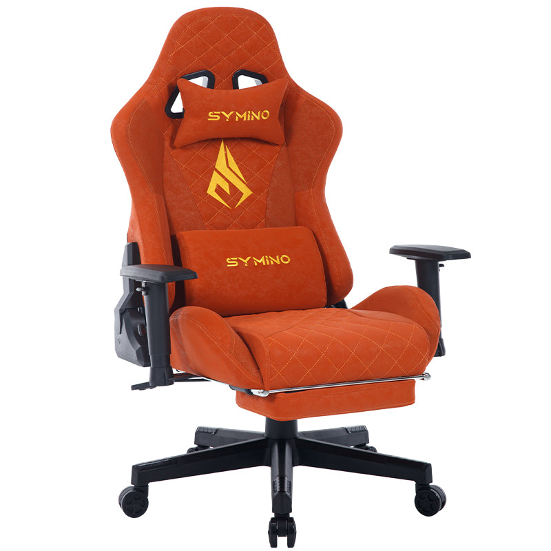 SYMINO Vintage PU Leather  Ergonomic Gaming Chair.Orange