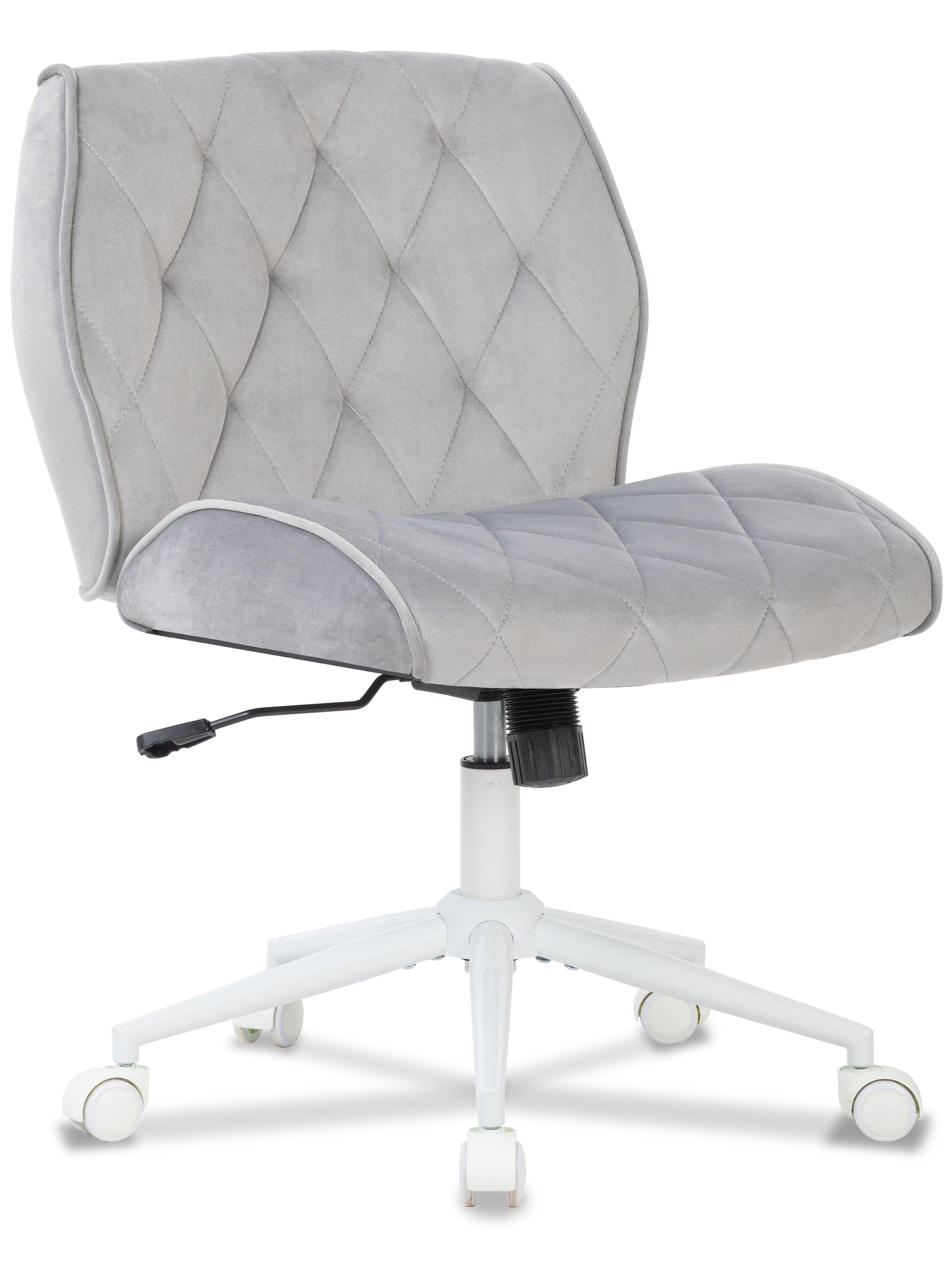 SYMINO Adjustable Makeup Vanity Chair – Suede-Feel Comfort, Ergonomic Design & Multiple Sizes for a Perfect Fit