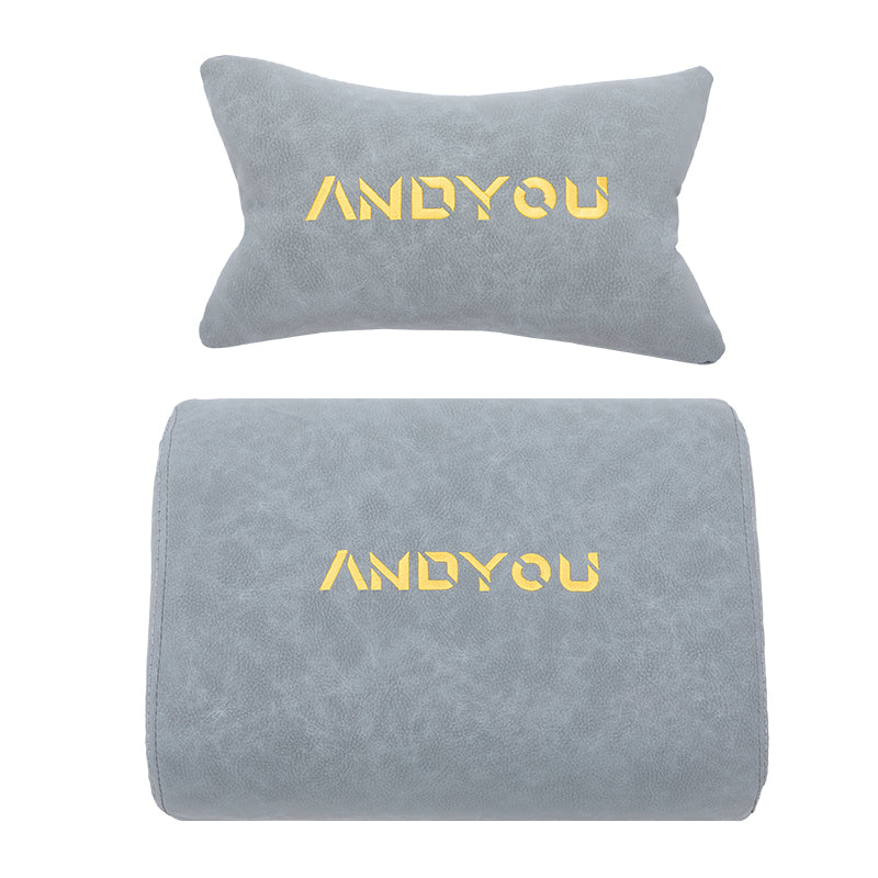 ANDYOU (Upgraded from SYMINO) Vintage PU Leather Ergonomic Gaming Chair.Grey