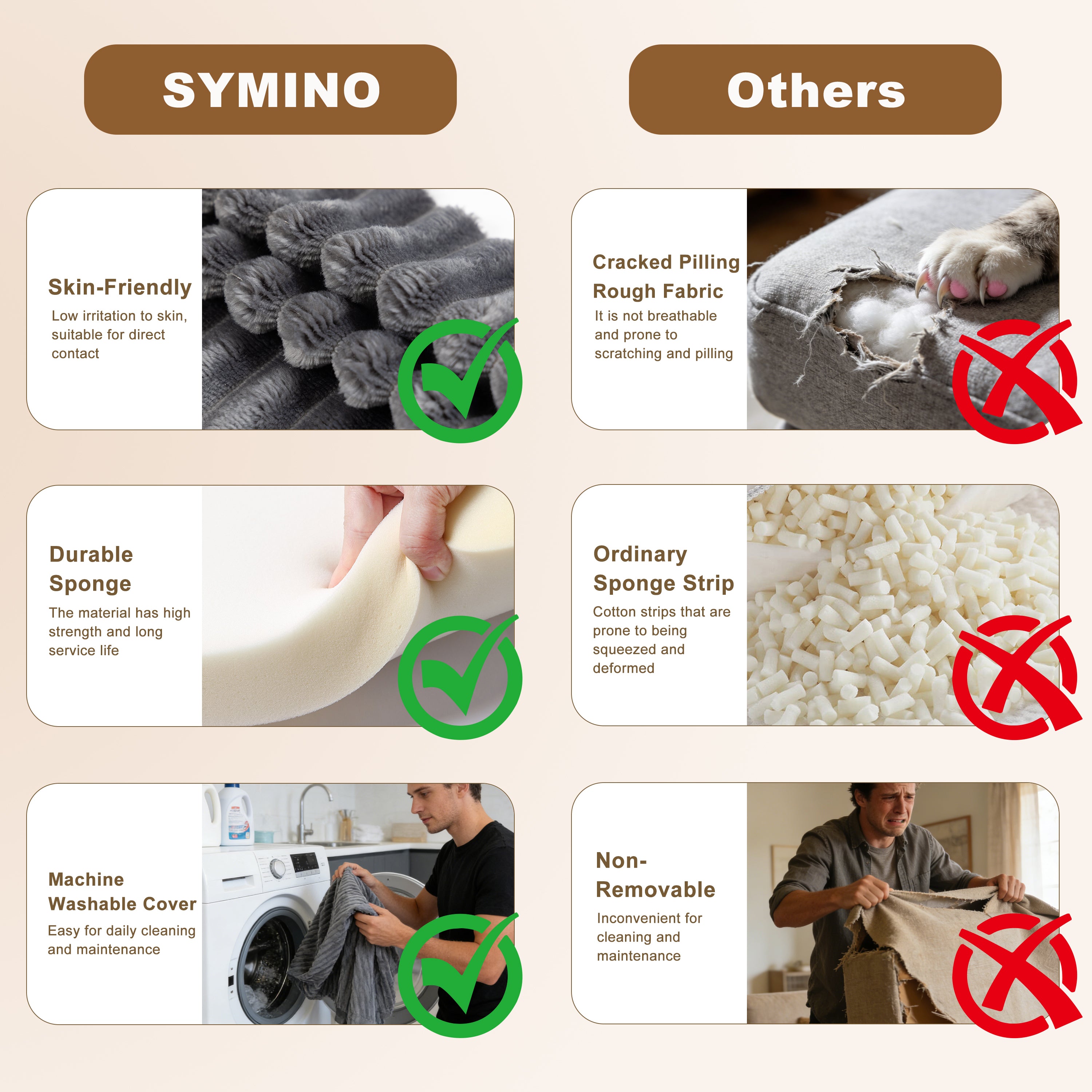 Pop-Up Compression Sofa, Single/Double Seat Options, Corduroy Multifunctional Sofa Bed for Small Apartments, Balconies & Dorms, No Assembly Required