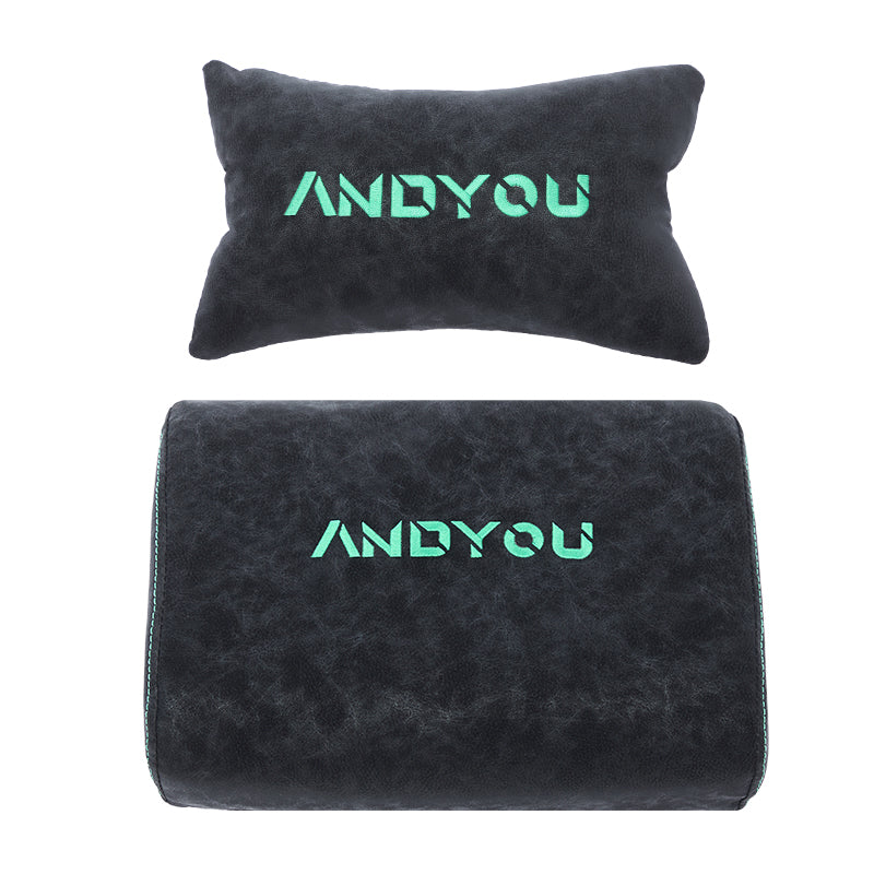 ANDYOU (Upgraded from SYMINO) Vintage PU Leather Ergonomic Gaming Chair.Black