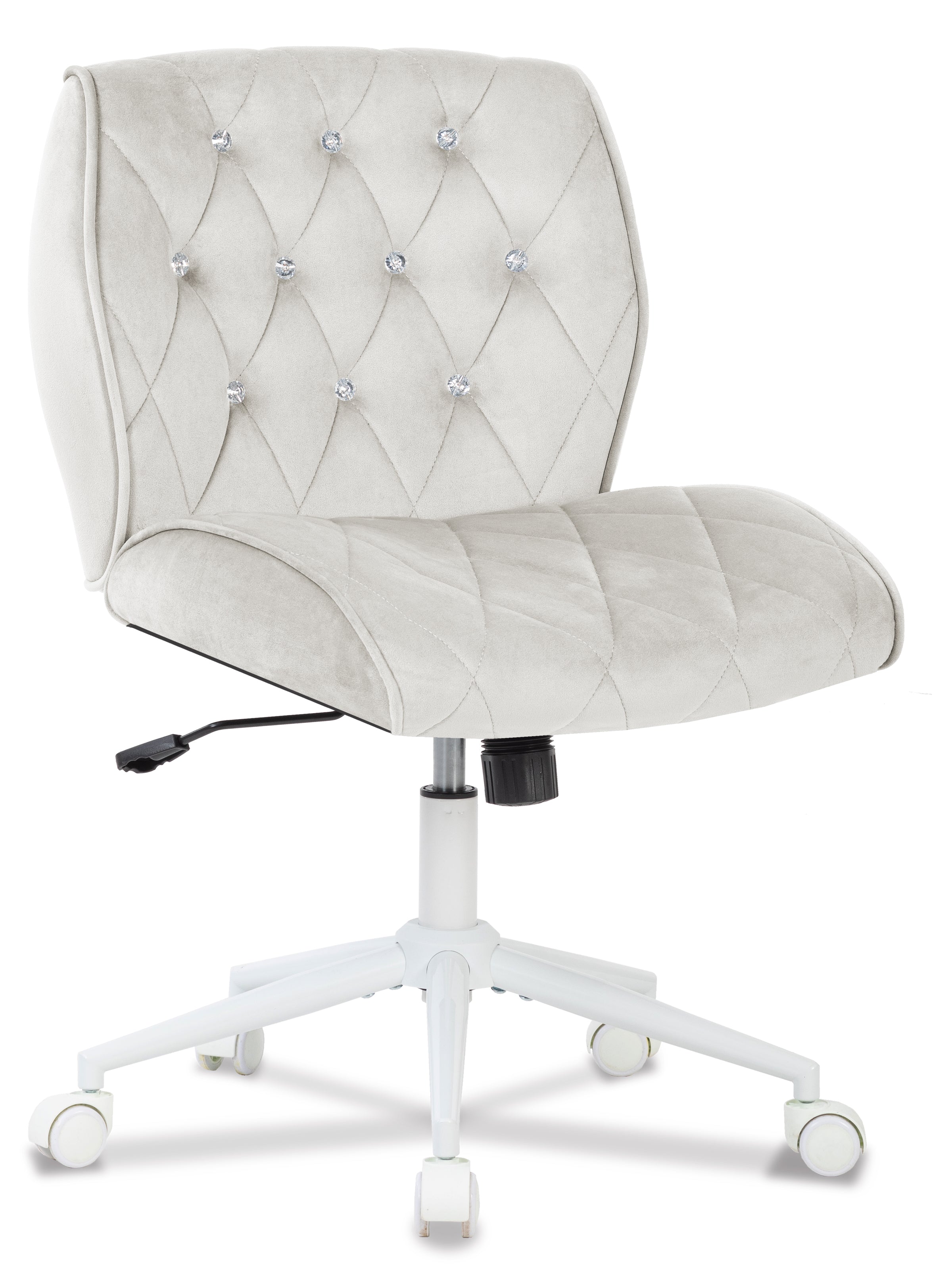SYMINO Adjustable Makeup Vanity Chair – Suede-Feel Comfort, Ergonomic Design & Multiple Sizes for a Perfect Fit