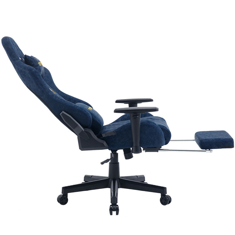 SYMINO Vintage PU Leather  Ergonomic Gaming Chair.Blue