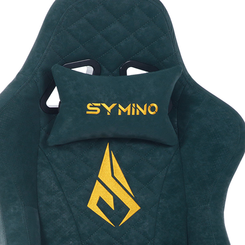 SYMINO Vintage PU Leather  Ergonomic Gaming Chair.Green