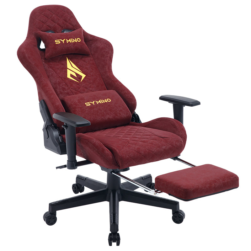 SYMINO Vintage PU Leather  Ergonomic Gaming Chair.Red