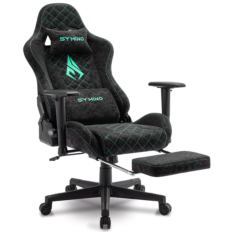 SYMINO Vintage PU Leather  Ergonomic Gaming Chair.Black