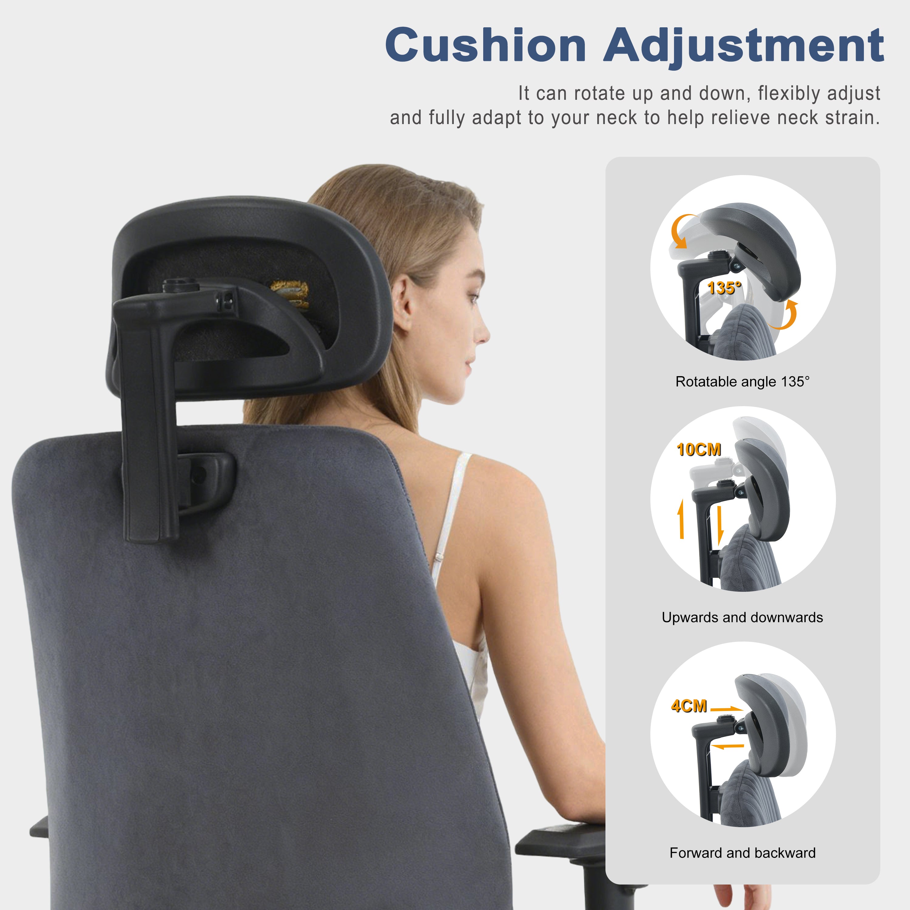 Symino Gaming Office Chair | Rocking, Adjustable Height, Swivel Seat, 150KG Capacity